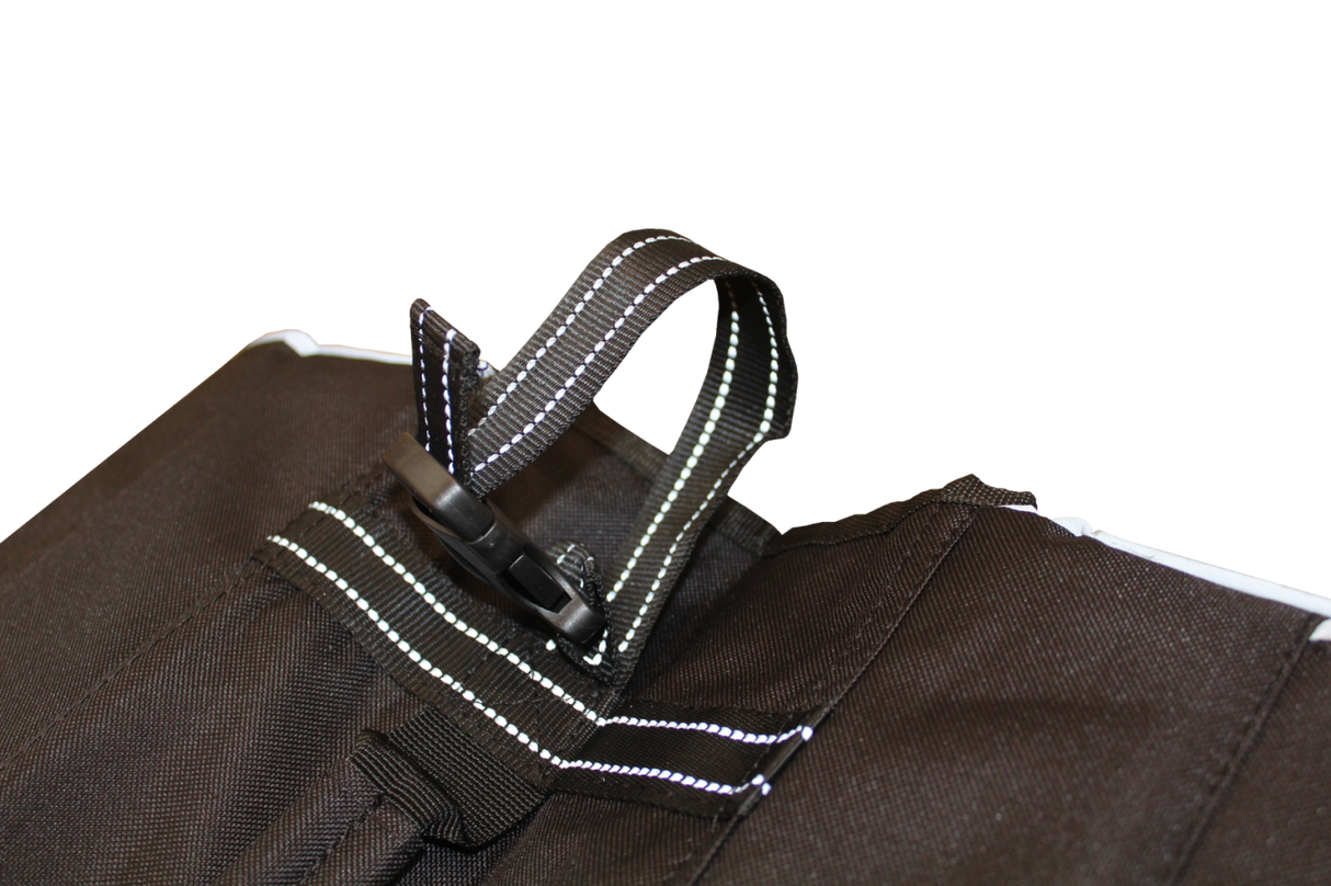 Rambo Double Saddle Accessory Bag-Black