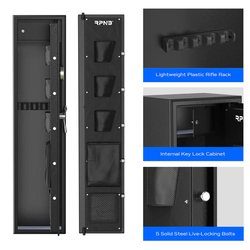RPNB 5-Gun Biometric Rifle Safe RP5FR