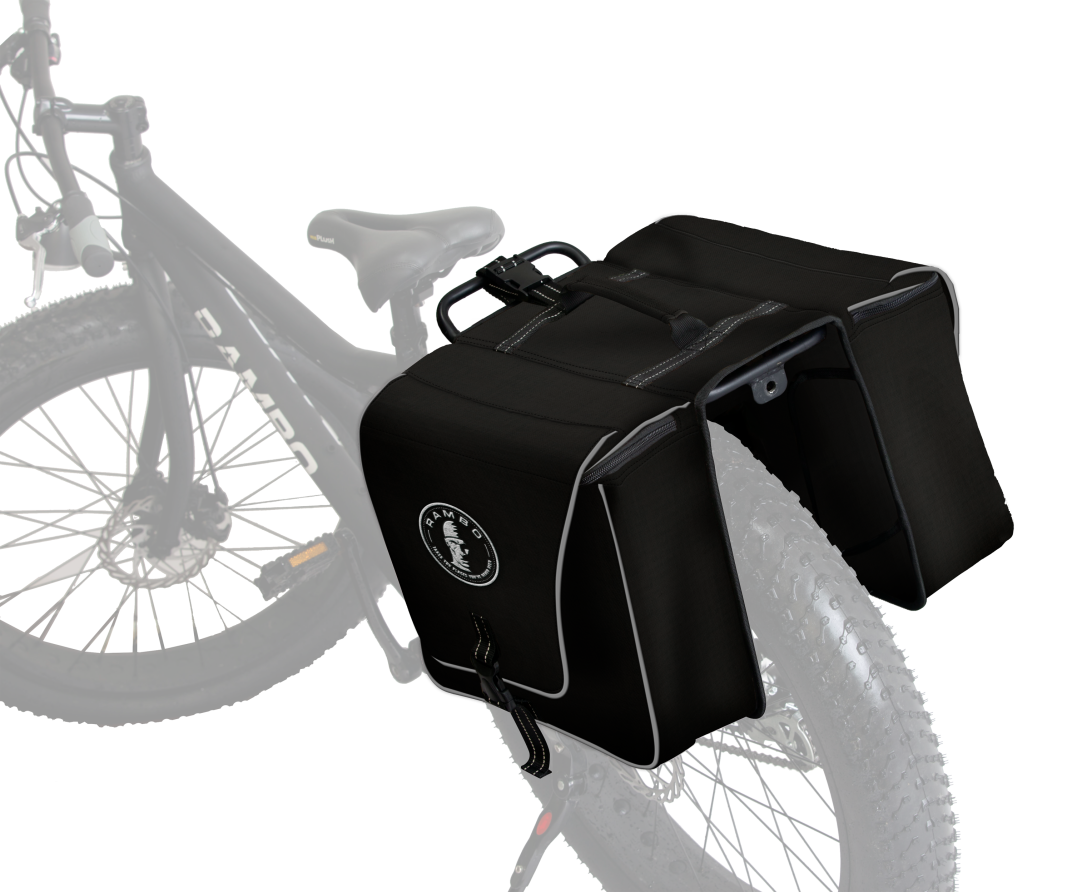 Rambo Double Saddle Accessory Bag-Black