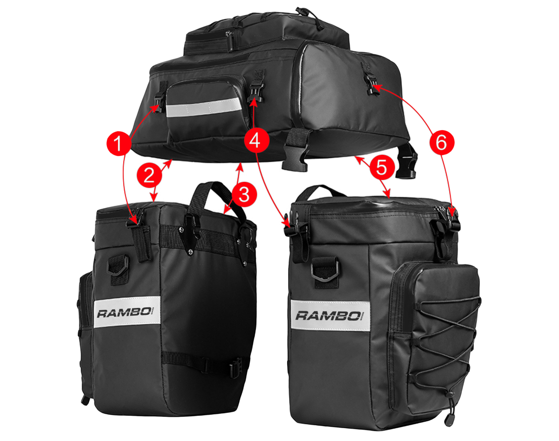 Rambo Triple Accessory Bag