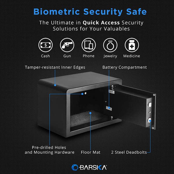Barska AX11620 Biometric Security Safe