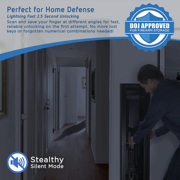 Barska AX11652 Tall Biometric Rifle Safe