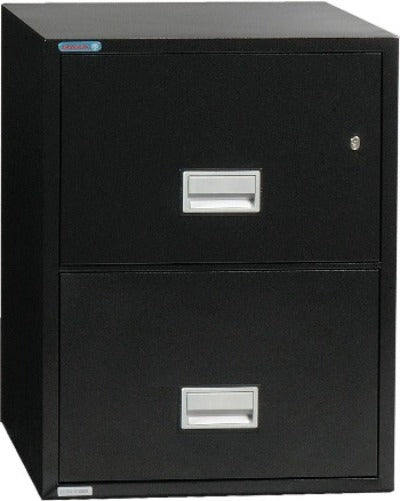 Phoenix Safe LTR2W25 Vertical 25 Inch 2-Drawer Letter Fire and Water Resistant File Cabinet