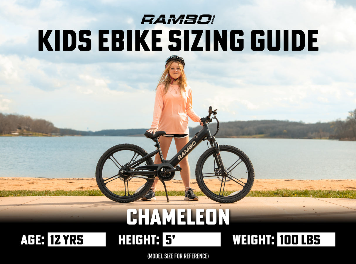 Rambo Chameleon 24" Kids Electric Bike