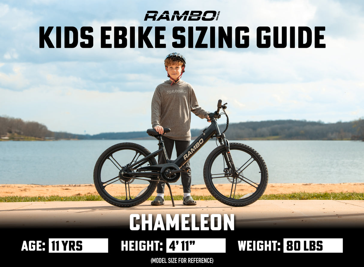 Rambo Chameleon 24" Kids Electric Bike