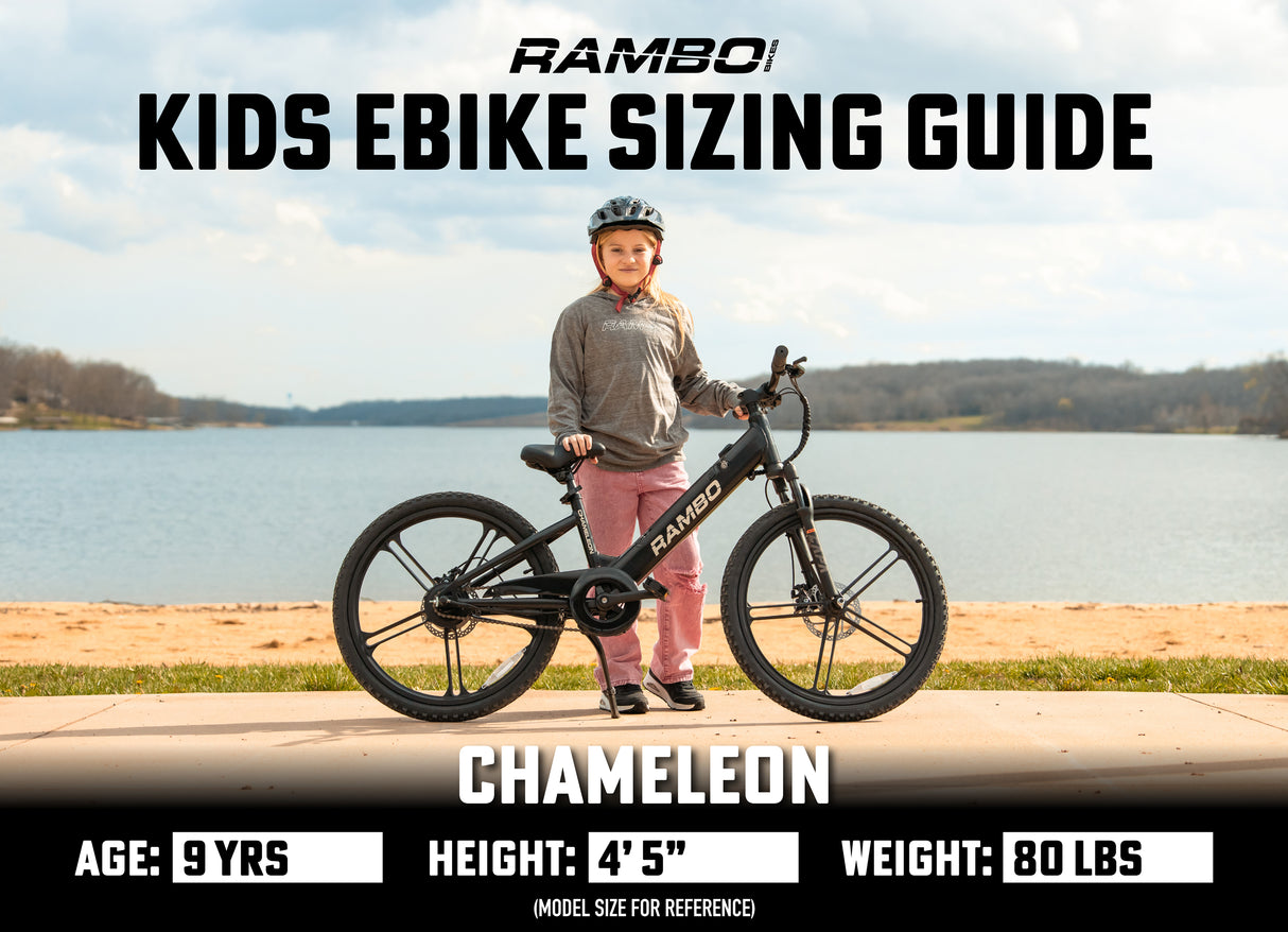 Rambo Chameleon 24" Kids Electric Bike