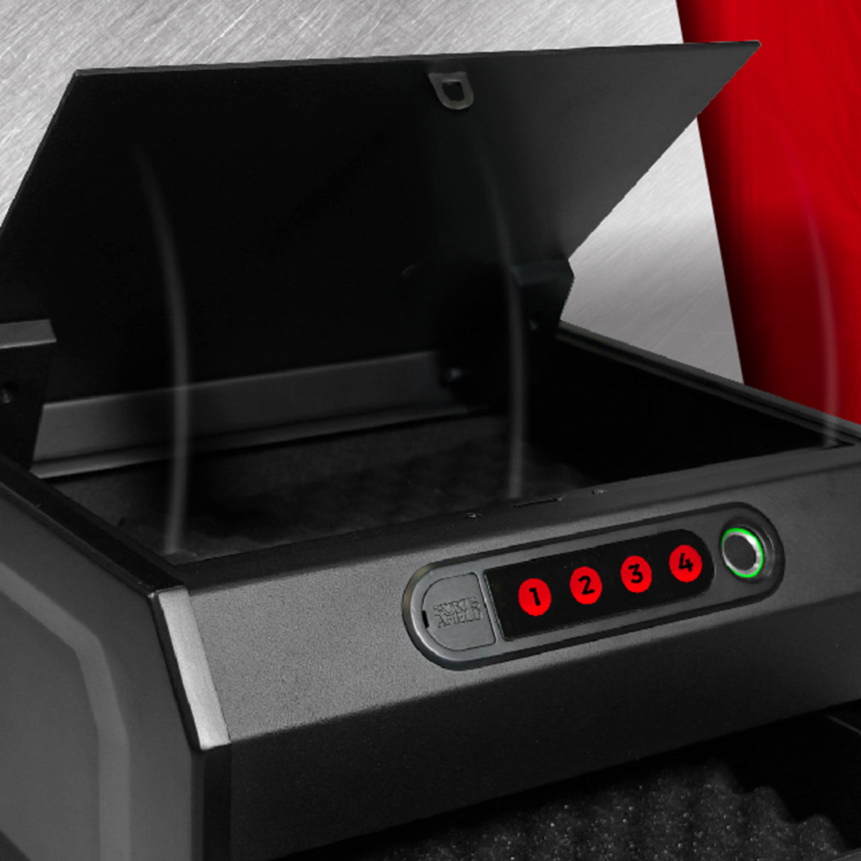 Sports Afield SA-HD4 Home Defense Dual Entry Quick Access Biometric Handgun Vault