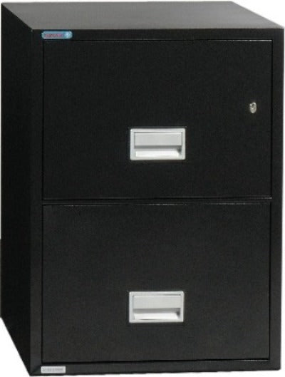 Phoenix Safe LGL2W25 Vertical 25 Inch 2-Drawer Legal Fire and Water Resistant File Cabinet