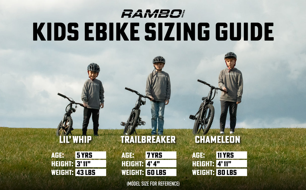 Rambo Chameleon 24" Kids Electric Bike