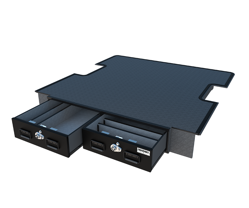 TruckVault Chevrolet Colorado Covered Bed Standard-Height 2 Drawer (2015-2022)