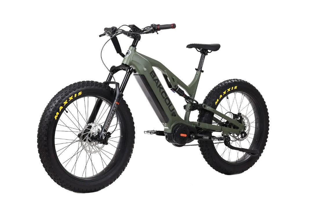 Bakcou Scout Jager Full Suspension Fat Tire Electric Bike