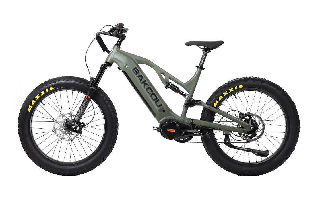 Bakcou Scout Jager Full Suspension Fat Tire Electric Bike