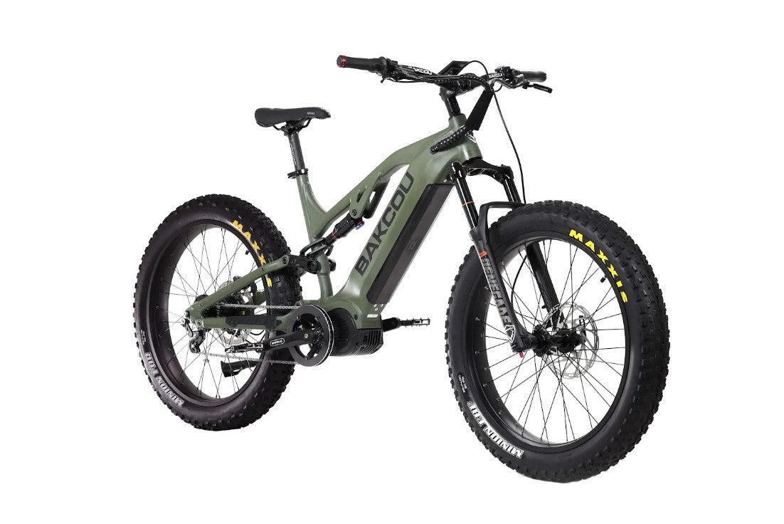 Bakcou Scout Jager Full Suspension Fat Tire Electric Bike
