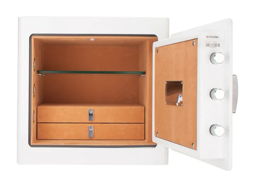 Barska AX13104 White Jewelry Safe V2