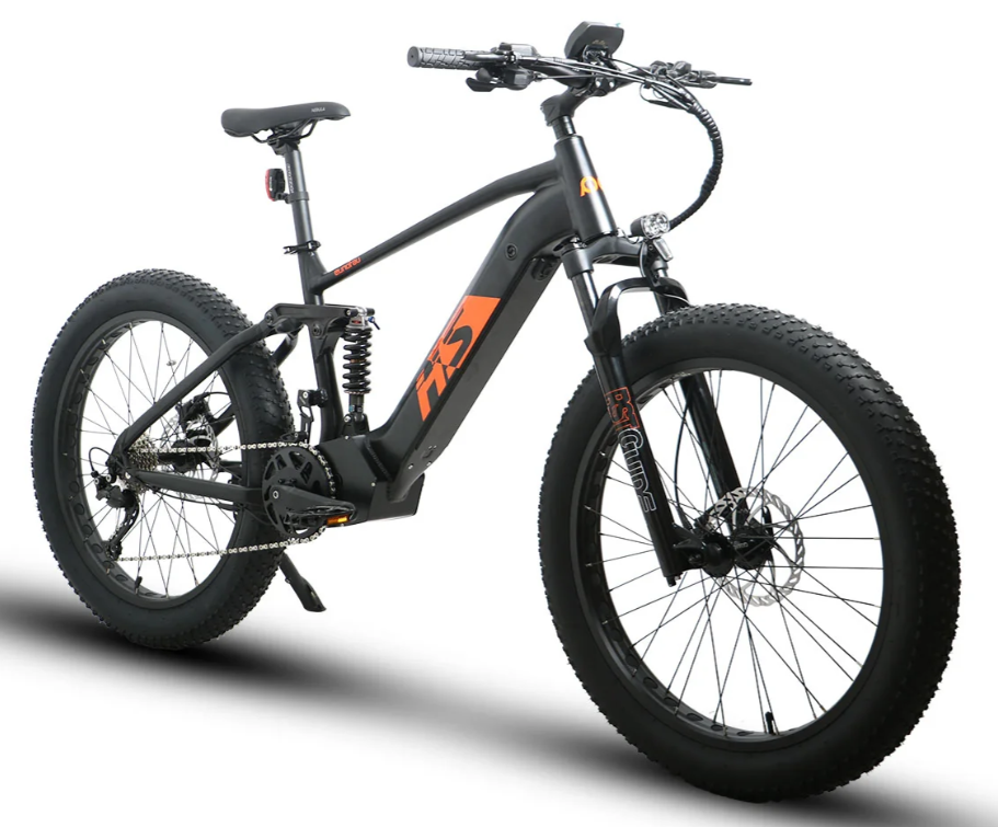 Eunorau FAT-HS Fat Tire Mid-Drive Electric Bike 1000W 48V