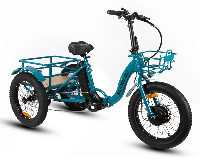 Eunorau NEW-TRIKE Step Through Fat Tire Folding Electric Trike