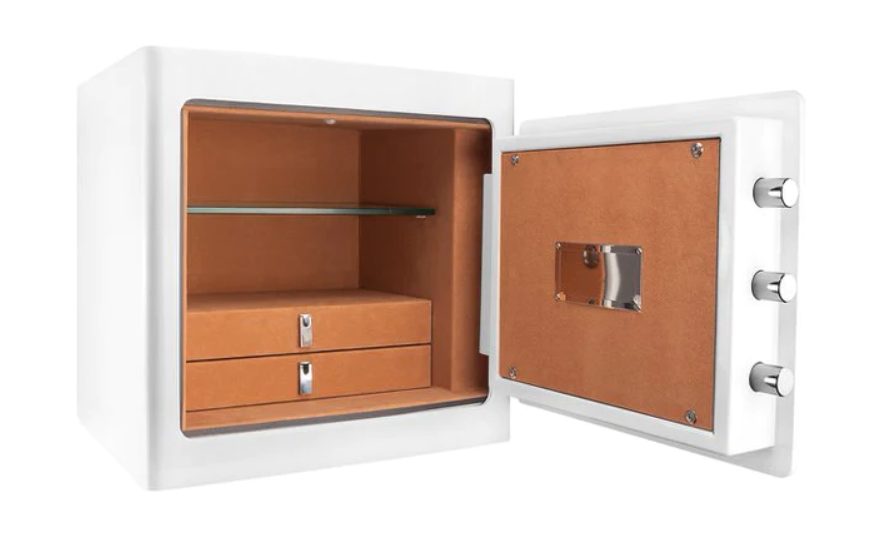 Barska AX13104 White Jewelry Safe V2