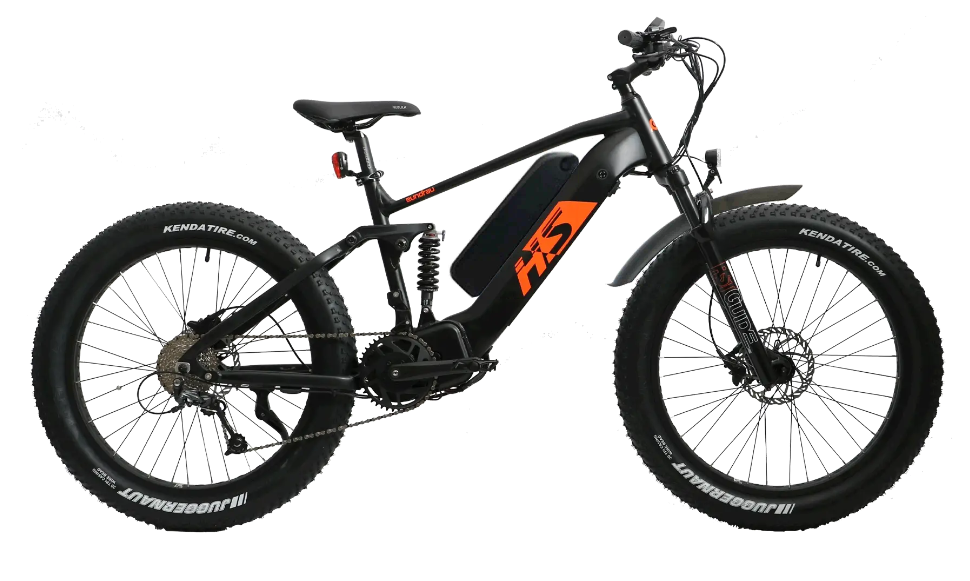 Eunorau FAT-HS Fat Tire Mid-Drive Electric Bike 1000W 48V