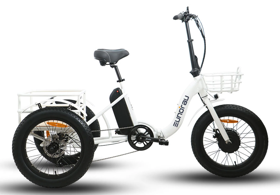 Eunorau NEW-TRIKE Step Through Fat Tire Folding Electric Trike