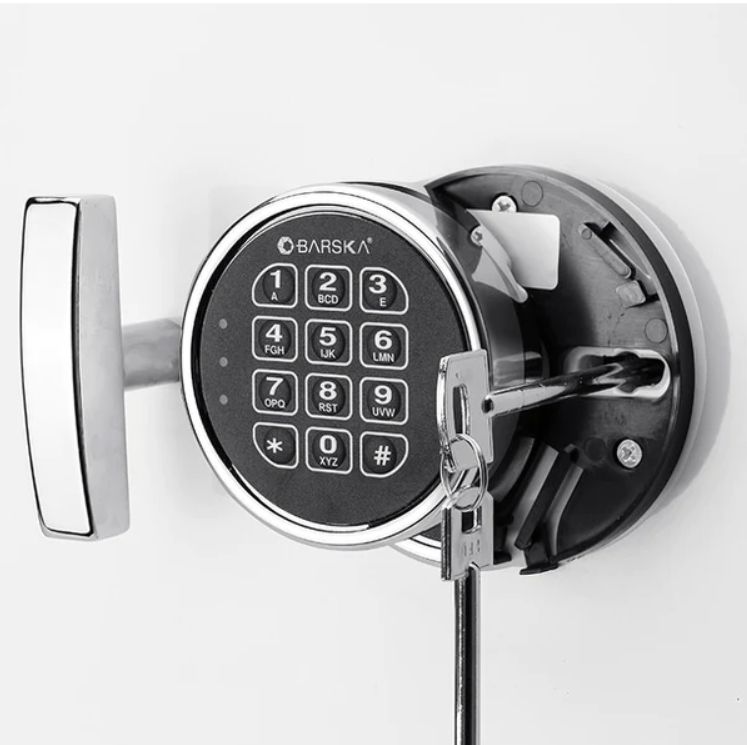 Barska AX13104 White Jewelry Safe V2