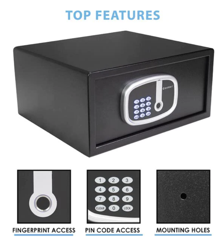 Barska AX13632 Digital Keypad Fingerprint Safe