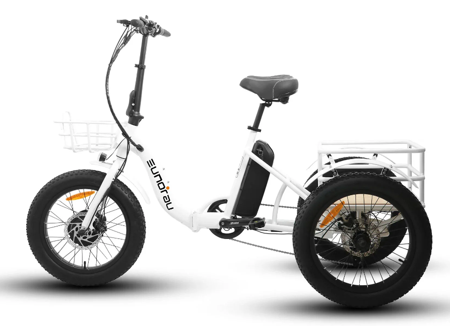 Eunorau NEW-TRIKE Step Through Fat Tire Folding Electric Trike