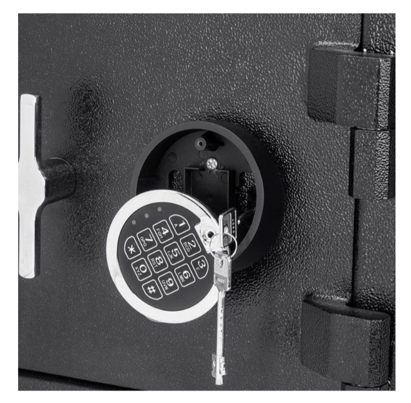 Barska AX13312 Two Lock Keypad Depository Safe