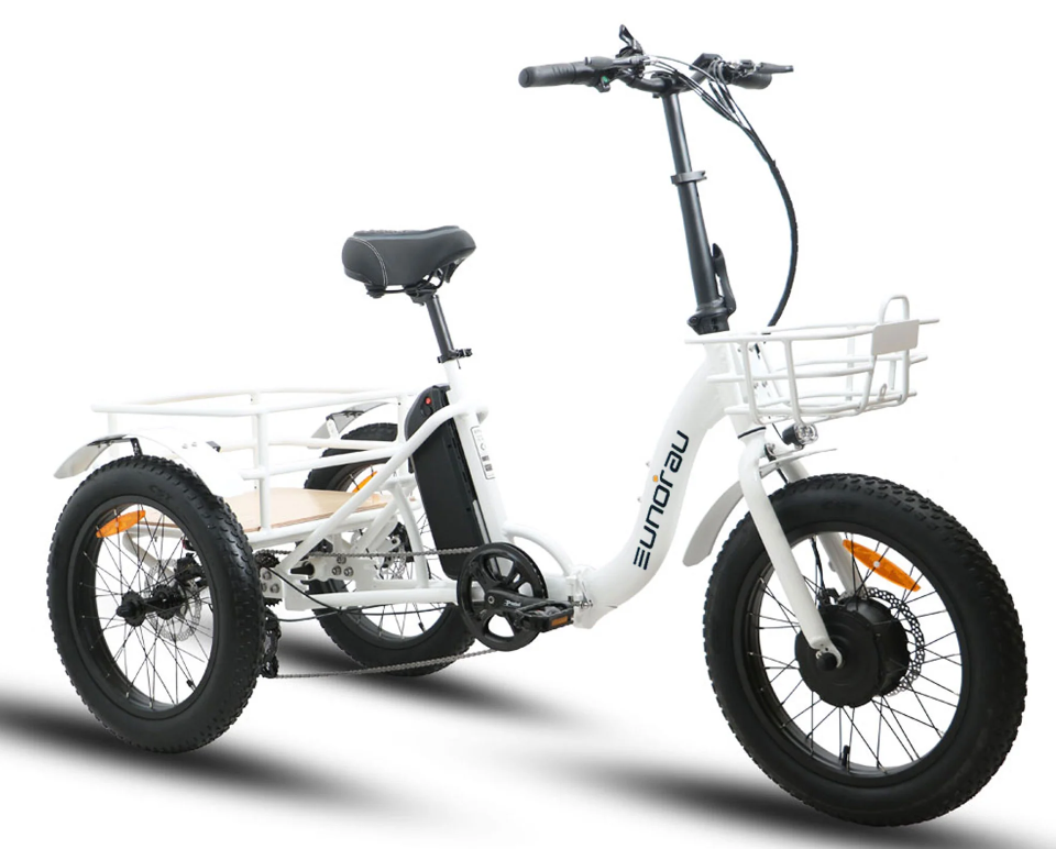 Eunorau NEW-TRIKE Step Through Fat Tire Folding Electric Trike