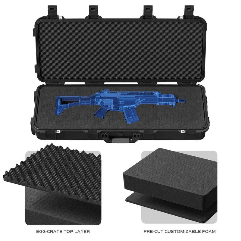 RPNB Weatherproof Protective Hard Tactical Rifle Case PP-91139