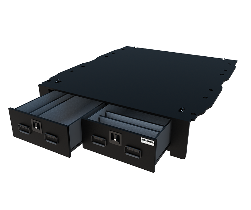 TruckVault Chevrolet Silverado All Weather Utility-Height 2 Drawer (2015-2018)