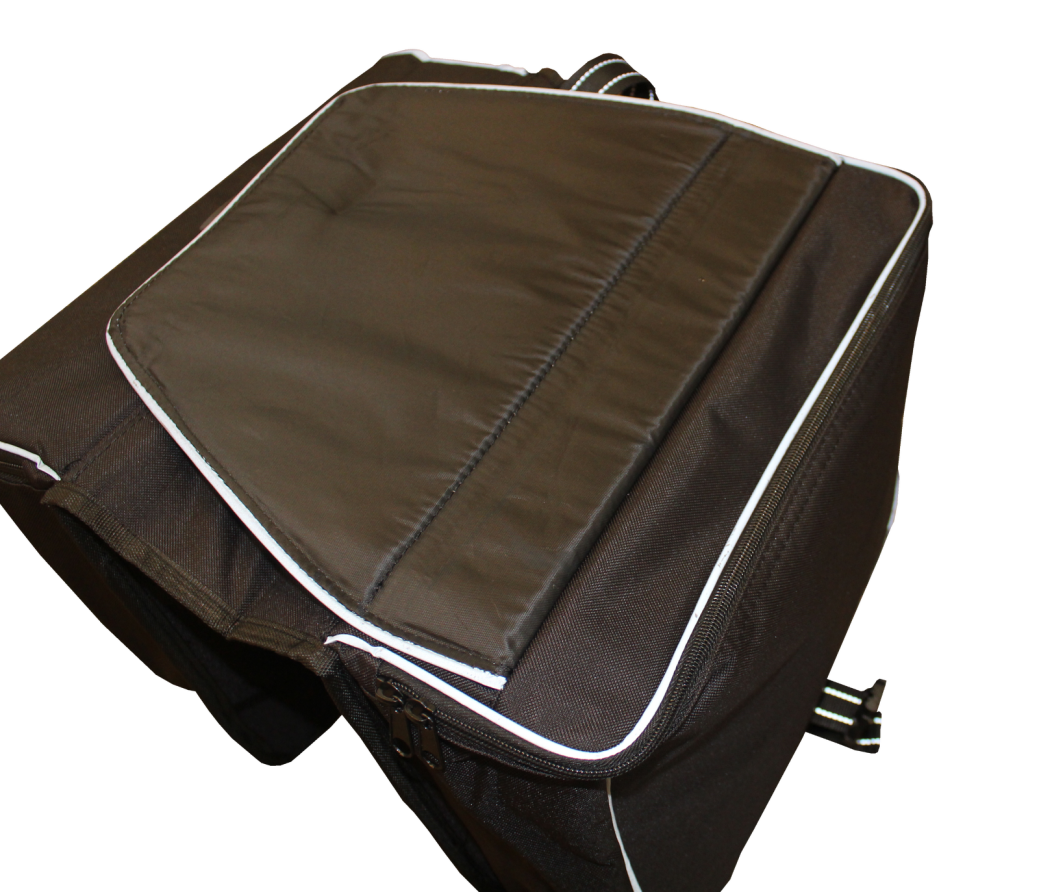 Rambo Double Saddle Accessory Bag-Black