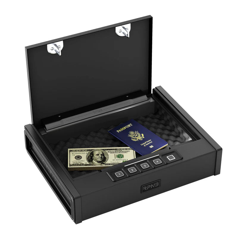 RPNB Biometric Handgun Safe with Interior LED Light RP2005
