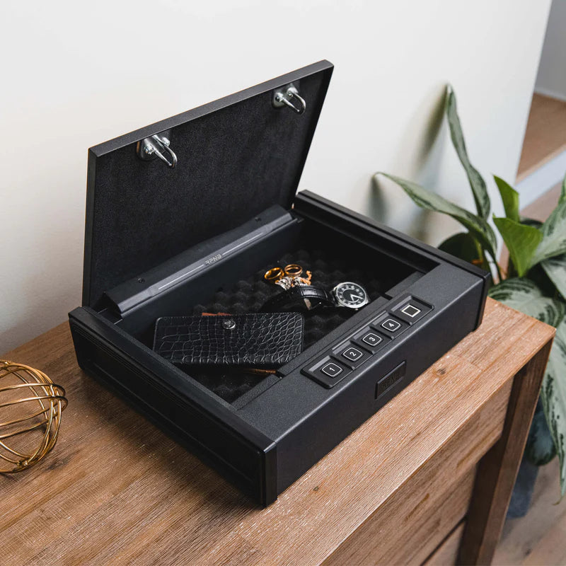 RPNB Biometric Handgun Safe with Interior LED Light RP2005