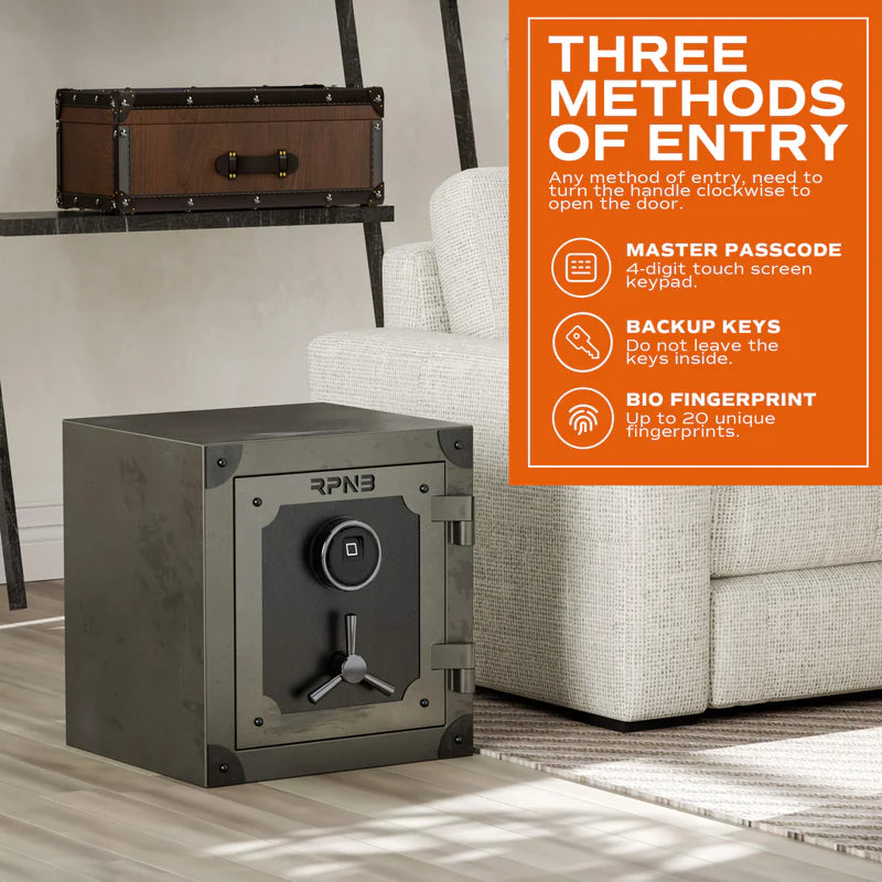RPNB Retro Style Biometric Home Safe RPFV45