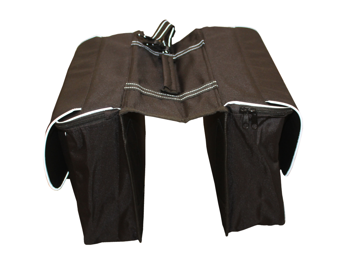 Rambo Double Saddle Accessory Bag-Black