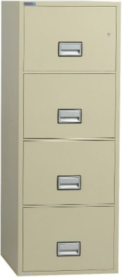 Phoenix Safe LTR4W31 Vertical 31 Inch 4-Drawer Letter Fire and Water Resistant File Cabinet