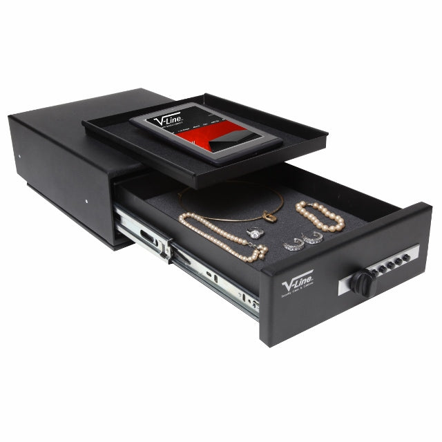 V-Line Slide-Away Handgun & Pistol Safe 10123-S FBLK