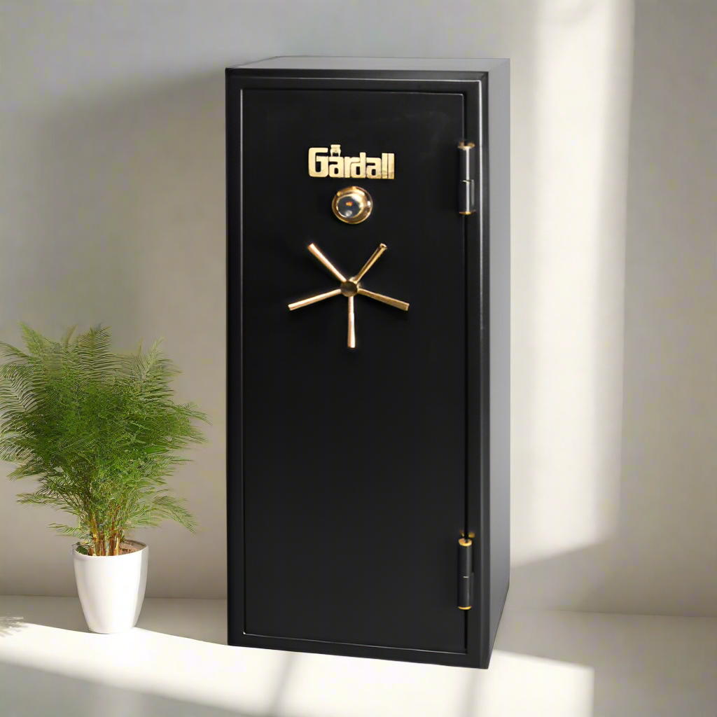 Gardall BGF6024-B-C Black Firelined BF Gun Safe w/ Gold Trim
