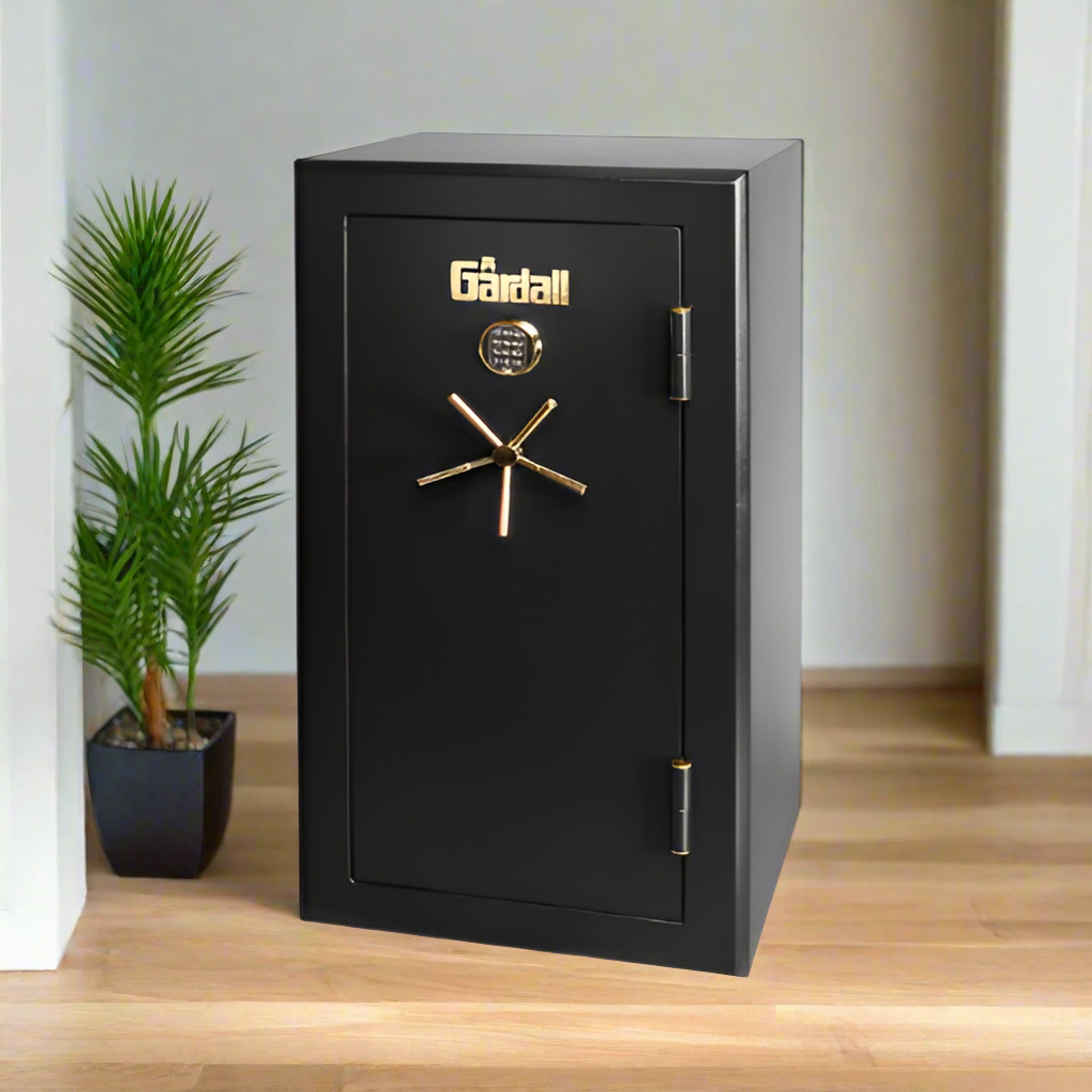 Gardall BGF6030-B-C Black Firelined BF Gun Safe w/ Gold Trim