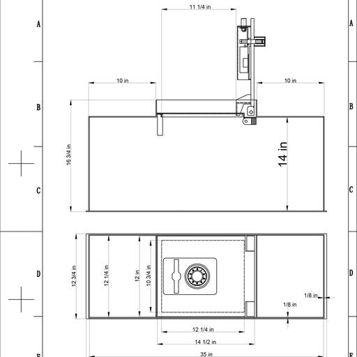 Hollon B6000 Floor Safe