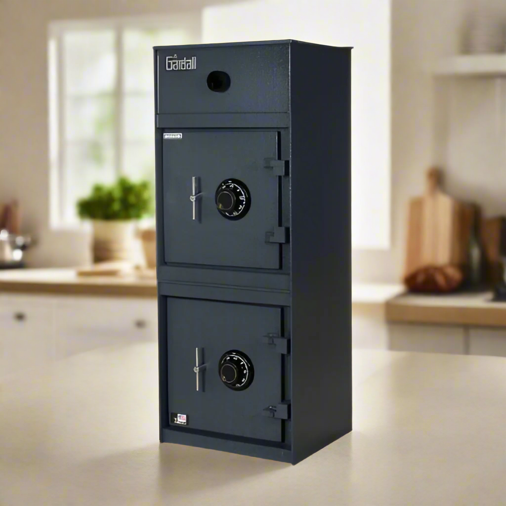 Gardall GFL1337CK/KC Front Loading Heavy Duty Double Door Depository Safe