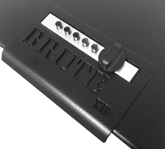 V-Line Brute XD Tactical Heavy Duty Large Handgun Safe with Heavy Duty Lock Cover 1394-S FBLK XD