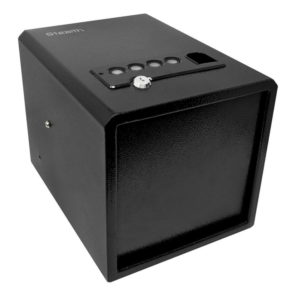 Stealth Biometric Handgun Hanger Safe Quick-Access Security Box