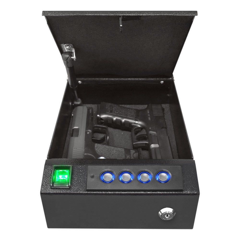 Stealth Top Vault Quick-Access Biometric Pistol Safe