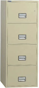 Phoenix Safe LGL4W25 Vertical 25 Inch 4-Drawer Legal Fire and Water Resistant File Cabinet