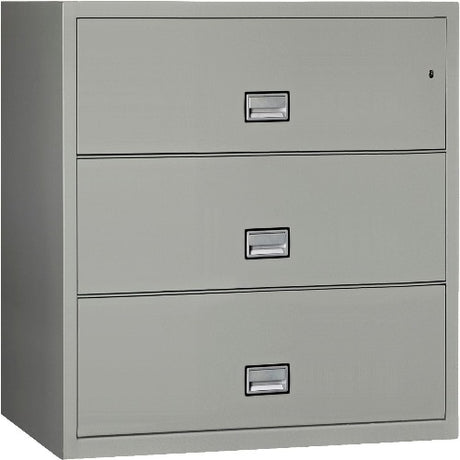 Phoenix Safe LAT3W44 Lateral 44 Inch 3-Drawer Fire and Water Resistant File Cabinet