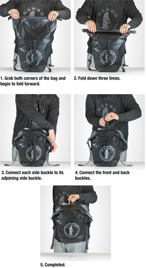 Rambo Black Waterproof Accessory Bag - Mammoth Safes