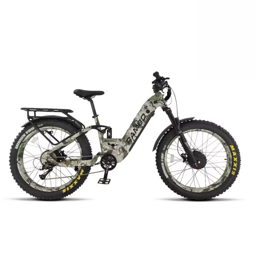Rambo Hellcat Full Suspension 1000W Dual Motor All-Wheel Drive Electric Bike