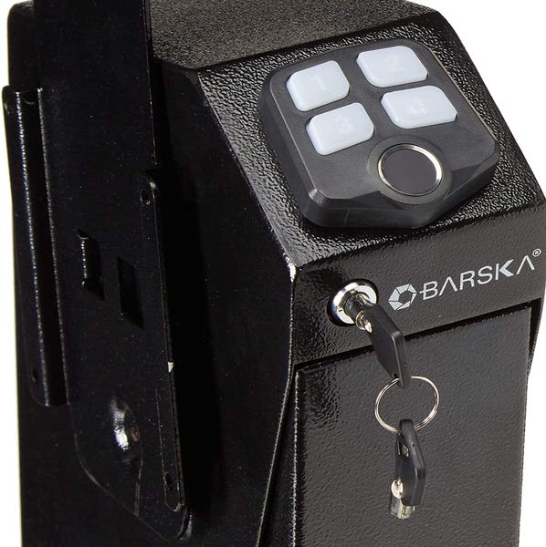 Barska AX13092 Pistol Keypad Biometric Safe