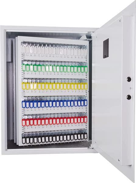 Barska AX13500 736 Keys Keypad Key Safe White